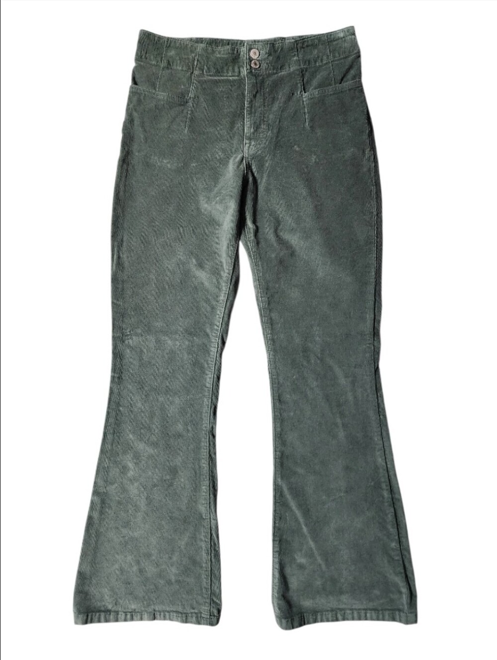 Lucky Brand Stevie High Rise Flare Corduroy Pants Size 12/31 R - Picture 2 of 14